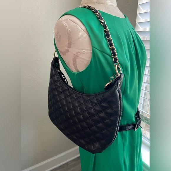 The Sak Black Hobo Bag with Quilted Design - Picture 2 of 15